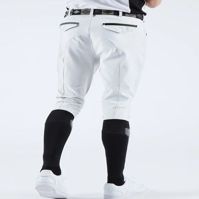 White Kids Horse Riding Pants Leggiings Knee Silicone Breeches