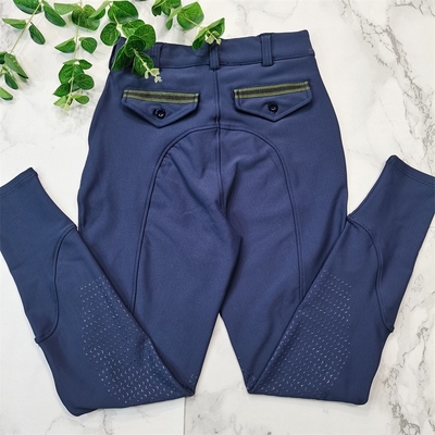 Navy Equestrian Breeches Little Boys Knee Siliocne Horse Riding Pnats