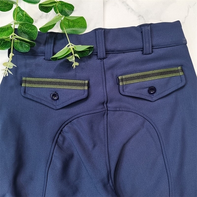 Navy Equestrian Breeches Little Boys Knee Siliocne Horse Riding Pnats