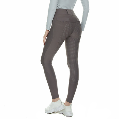 Warm Equestrian Breehes Winter Horse Riding Traning Pants Full Seat Silicone Anti Pilling