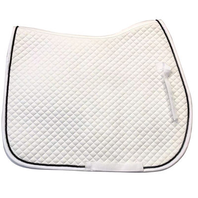 Lightweight White Horse Riding Pad 100% Honeycomb Cloth