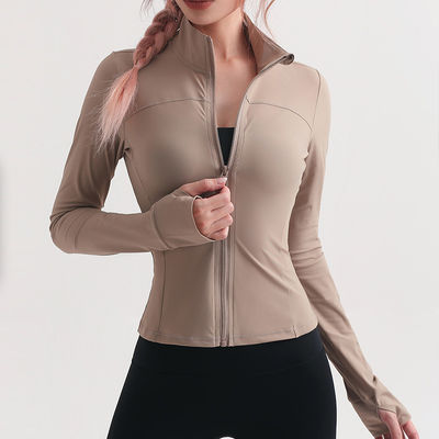 Quick Dry Long Sleeve Horse Riding Jacket Pockets Full Zipper S XL Size