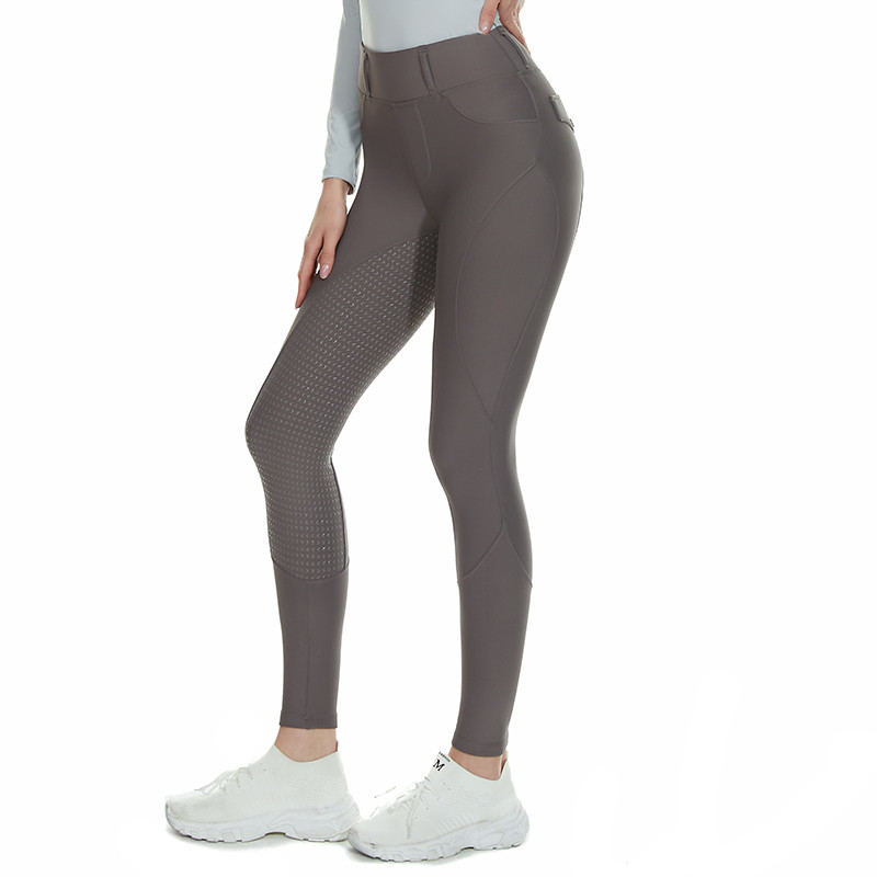 Warm Equestrian Breehes Winter Horse Riding Traning Pants Full Seat Silicone Anti Pilling
