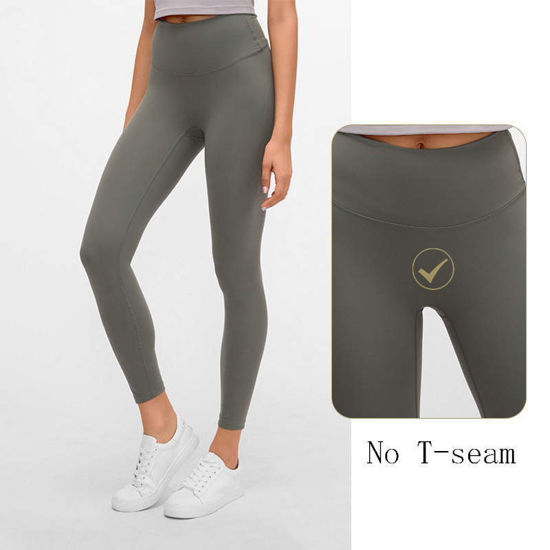 High Waist Stretch Capri Compression Workout Pants Nude 6 Colors XS-XXL